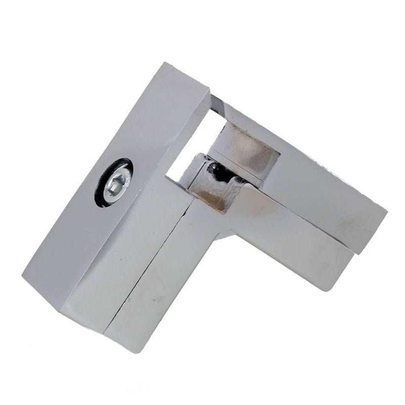 RDEXP Aluminum Alloy 3 Way L Shape Square Tube Clamp Tube Connector Pipe Fittings - Image 3